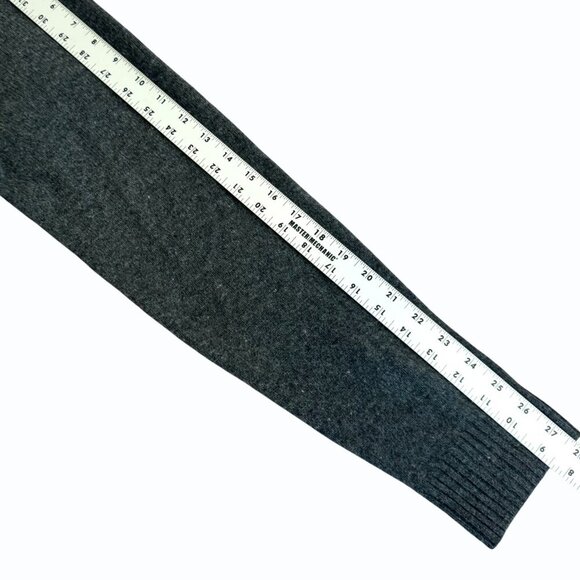 Express Zip Front Lambswool Cardigan Mens Size XL Fair Isle Charcoal Heritage - Picture 9 of 11